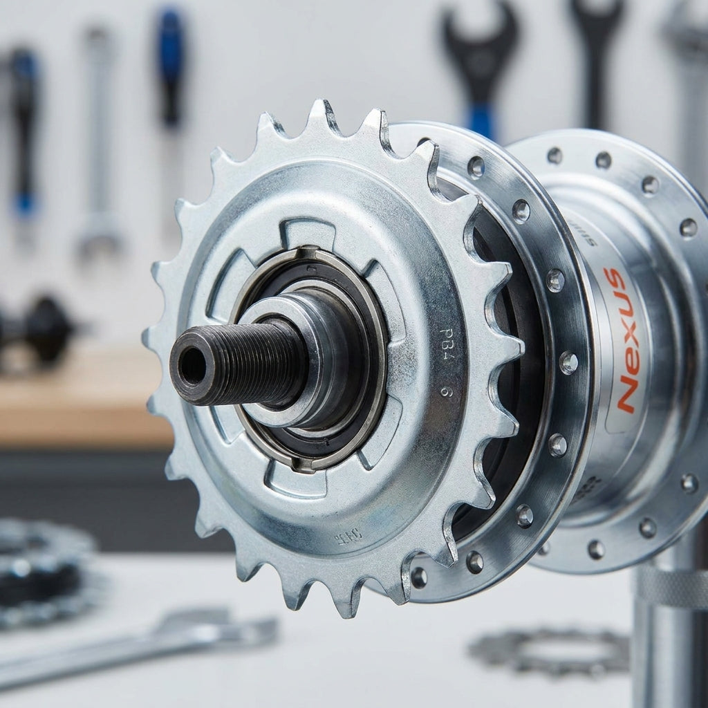SHIMANO NEXUS 22 Zähne Ritzel für Nabenschaltungen. Hochwertiges Ersatzteil aus gehärtetem, verzinktem Stahl.