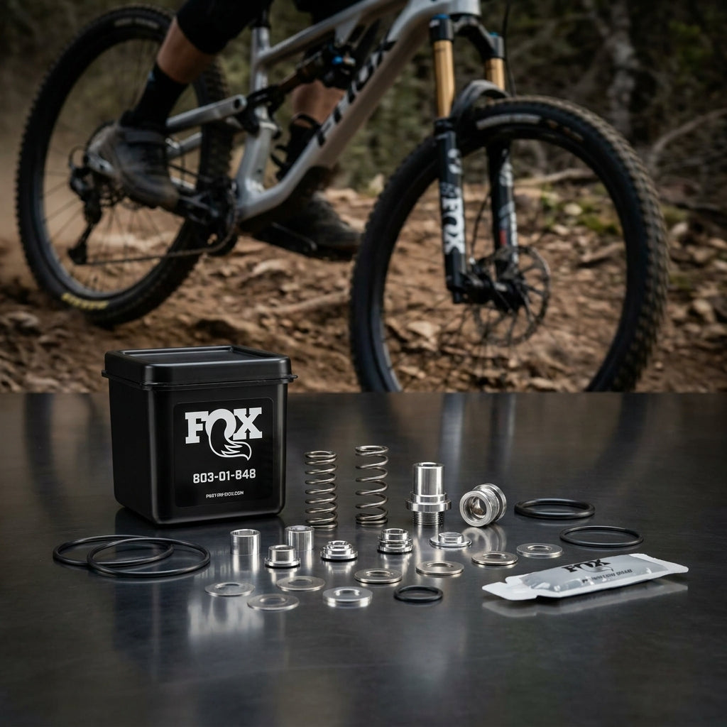 FOX Service Set 2025 GRIP X Rebound Valving RF FK für präzise Federgabel-Dämpfung und optimale MTB Performance. fihrradteile.com.