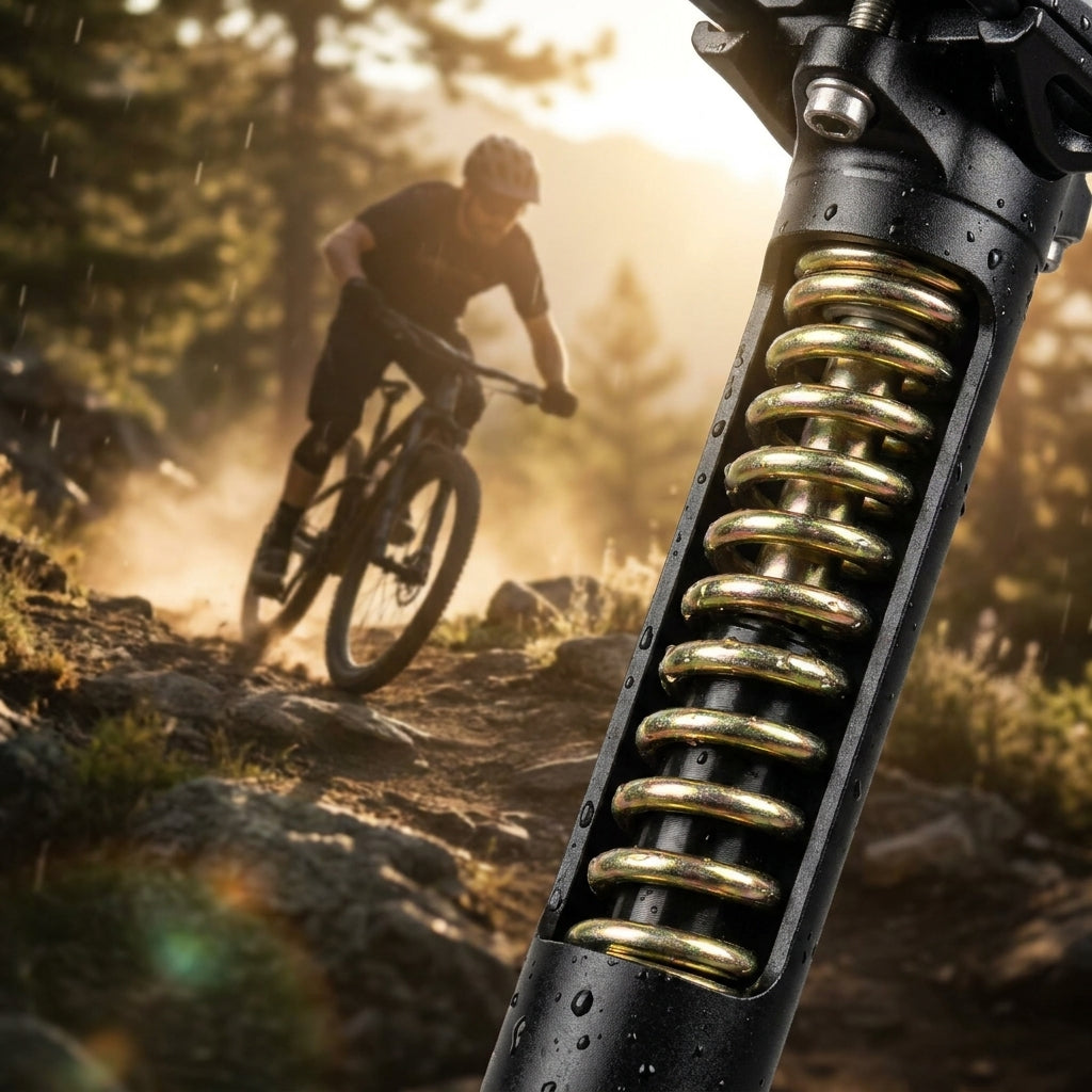 XLC Ersatzfedern für SP-S05/08 Sattelstütze. Optimale Federung für Komfort auf City, MTB & Rennrad unter 65kg.