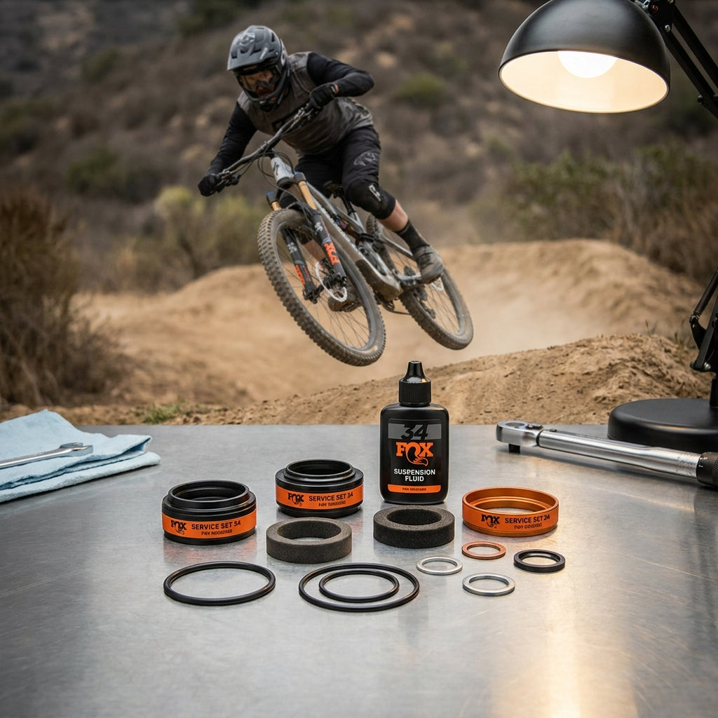 FOX Service Set 34 für Federgabeln 27.5/29 Zoll. Hochwertige CSU-Einheit zur Performance-Wiederherstellung am Mountainbike.