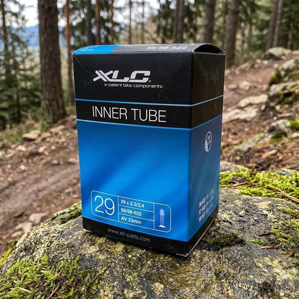 XLC Fahrradschlauch 29x3.0/3.5, AV 33mm. Robuster Schlauch für Mountainbike & E-Bike. Pannenfrei unterwegs mit XLC Qualität.