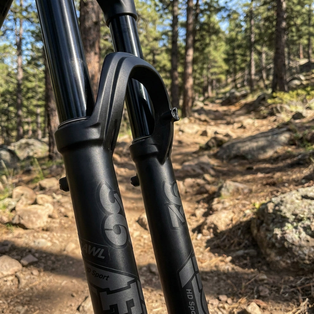 FOX Decal Kit 36 AWL HD Sport Mattschwarz für Federgabel. Stilvolles Tuning und Schutz für FOX 36 AWL Mountainbike-Gabel.