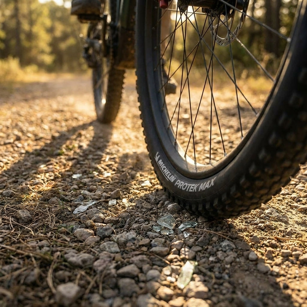 Michelin Protek Max 27.5 Zoll Fahrradschlauch mit Pannenschutz. Hält Druck, schützt vor Platten. Zuverlässig.