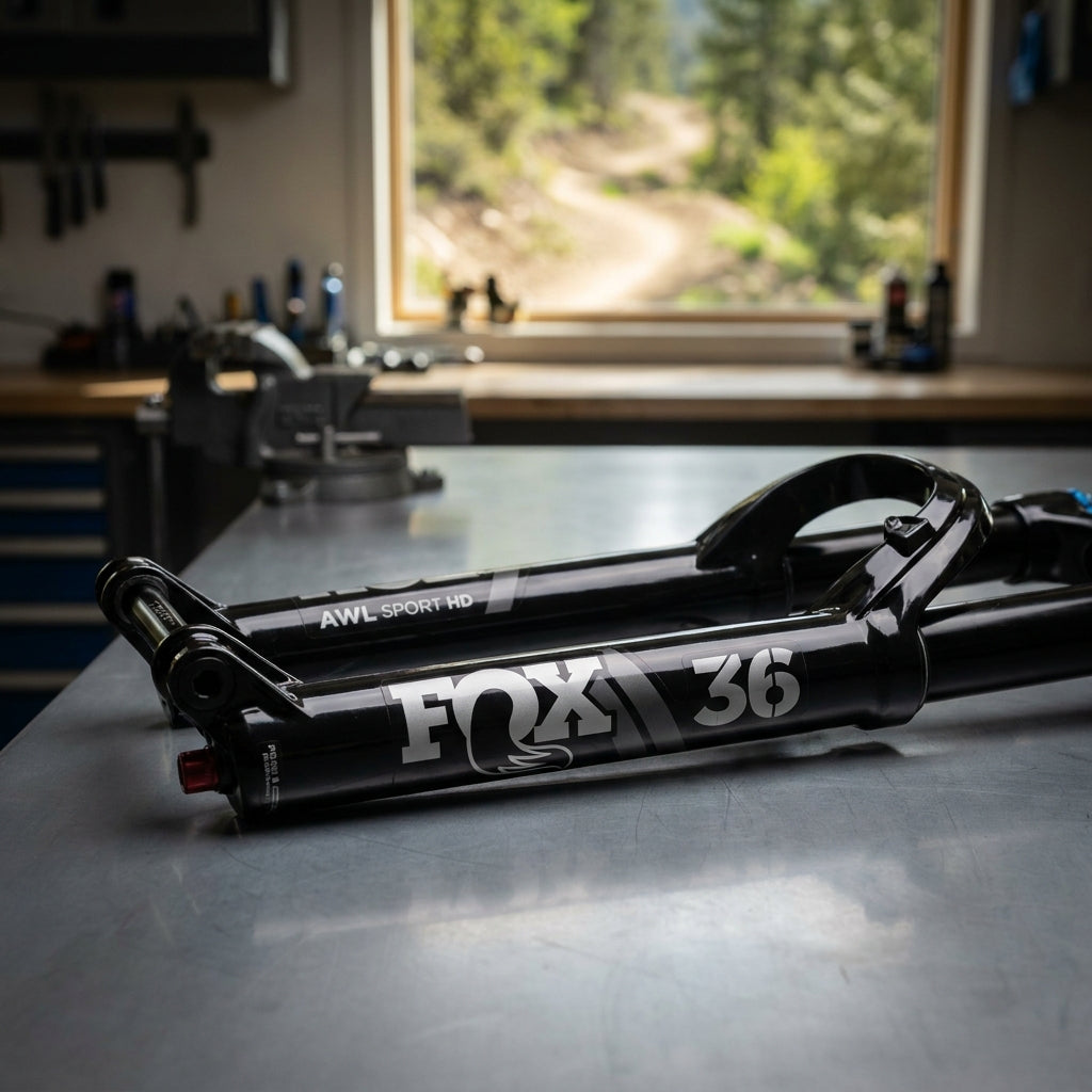 FOX Service Set AWL Sport HD 36 27.5 Zoll Federgabel Unterrohr, Shiny Black. Wartung für präzise Mountainbike Performance.