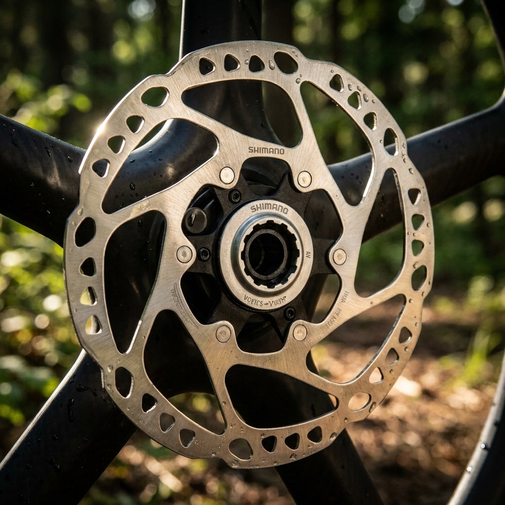 SHIMANO RT-EM600 E-Bike Bremsscheibe 180mm. Präzise Bremsleistung & integrierter Geschwindigkeitssensor für E-MTB & Trekking.
