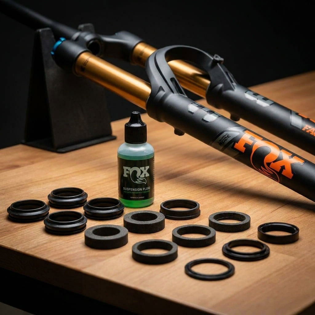 FOX Service Set 38 180 MAX Kashima Matte Black für präzise Federgabel Wartung der FOX 38. Optimale Performance.