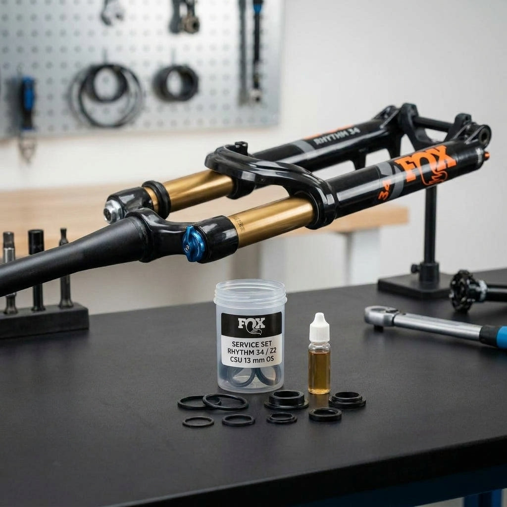 FOX Service Set für Rhythm 34 / Z2 Federgabeln. Präzise Wartung für Mountainbike Gabeln. Optimale Performance und Langlebigkeit.