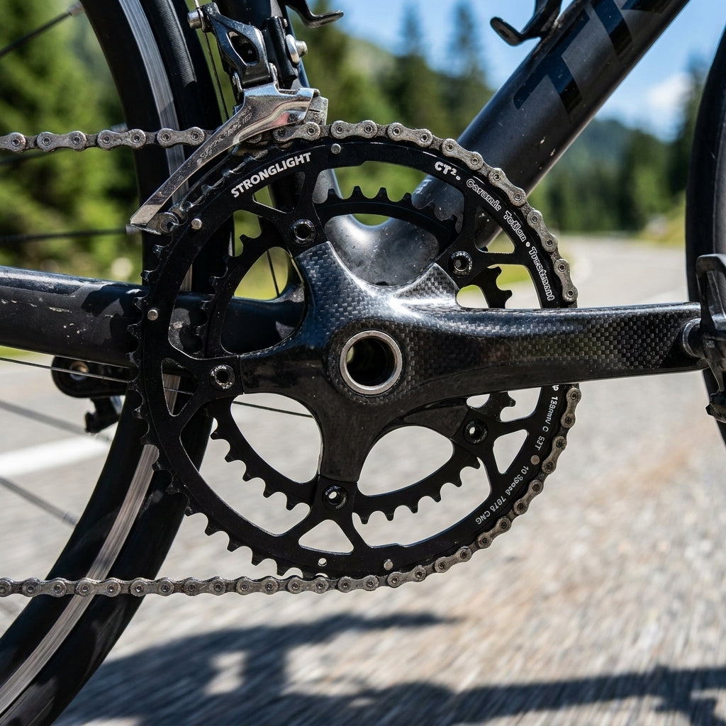Stronglight CT2 Kettenblatt 52Z für Campagnolo 10-fach Rennrad. Präzises Ersatzteil oder Upgrade für Top-Performance.