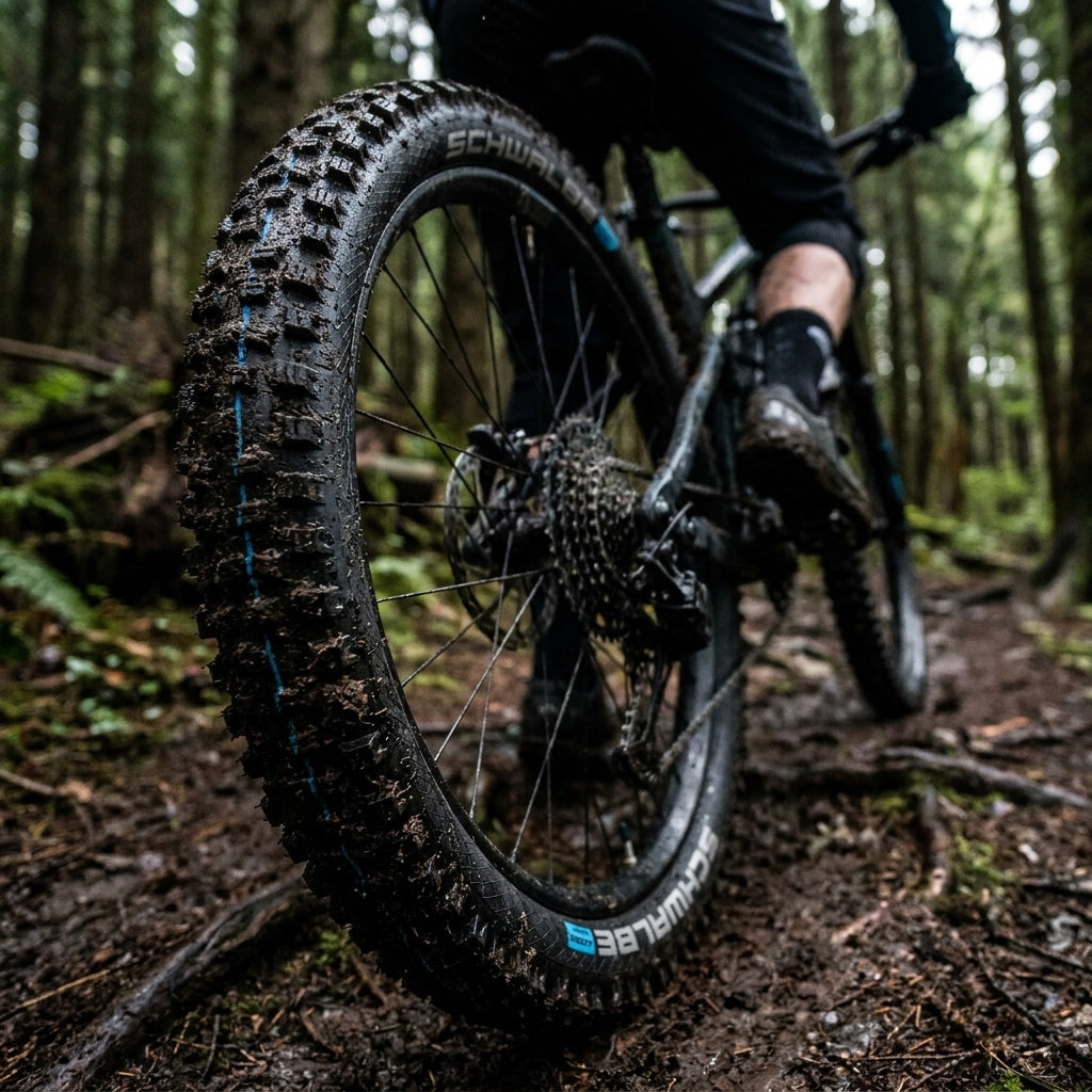 Schwalbe Hans Dampf MTB Reifen 27.5x2.35" TLE für Gravity und E-Bike. Optimaler Grip und Kontrolle auf Trails.