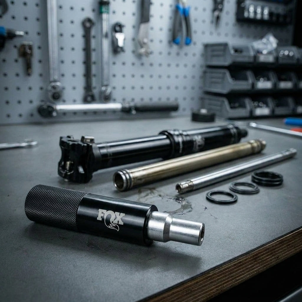 FOX Service Tool Retention Lug Driver für Transfer SL Sattelstützen Wartung. Präzises Fahrradwerkzeug.