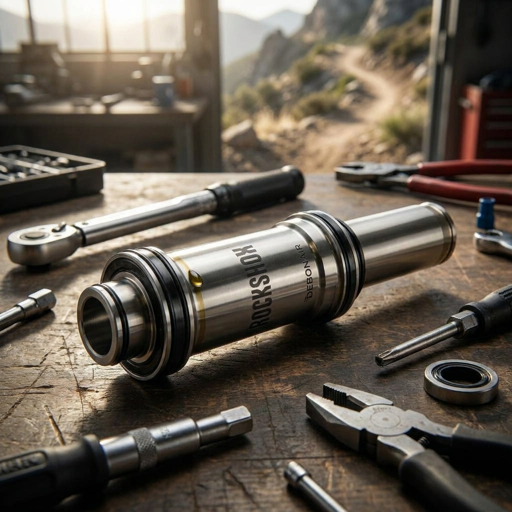 RockShox DebonAir Air Shaft 160mm 27.5/29" (38mm) DOMAIN C1+ (2025+) für verbesserte Mountainbike Federung.