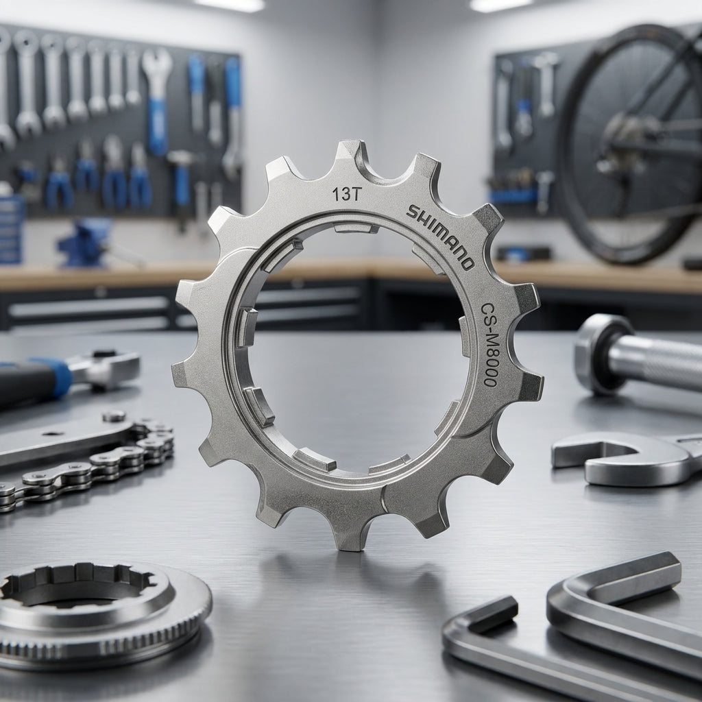 SHIMANO Ritzel 13 Zähne für CS-M8000/M7000 Mountainbike Kassette. Präzises Ersatzteil für 11-fach MTB-Antriebe.
