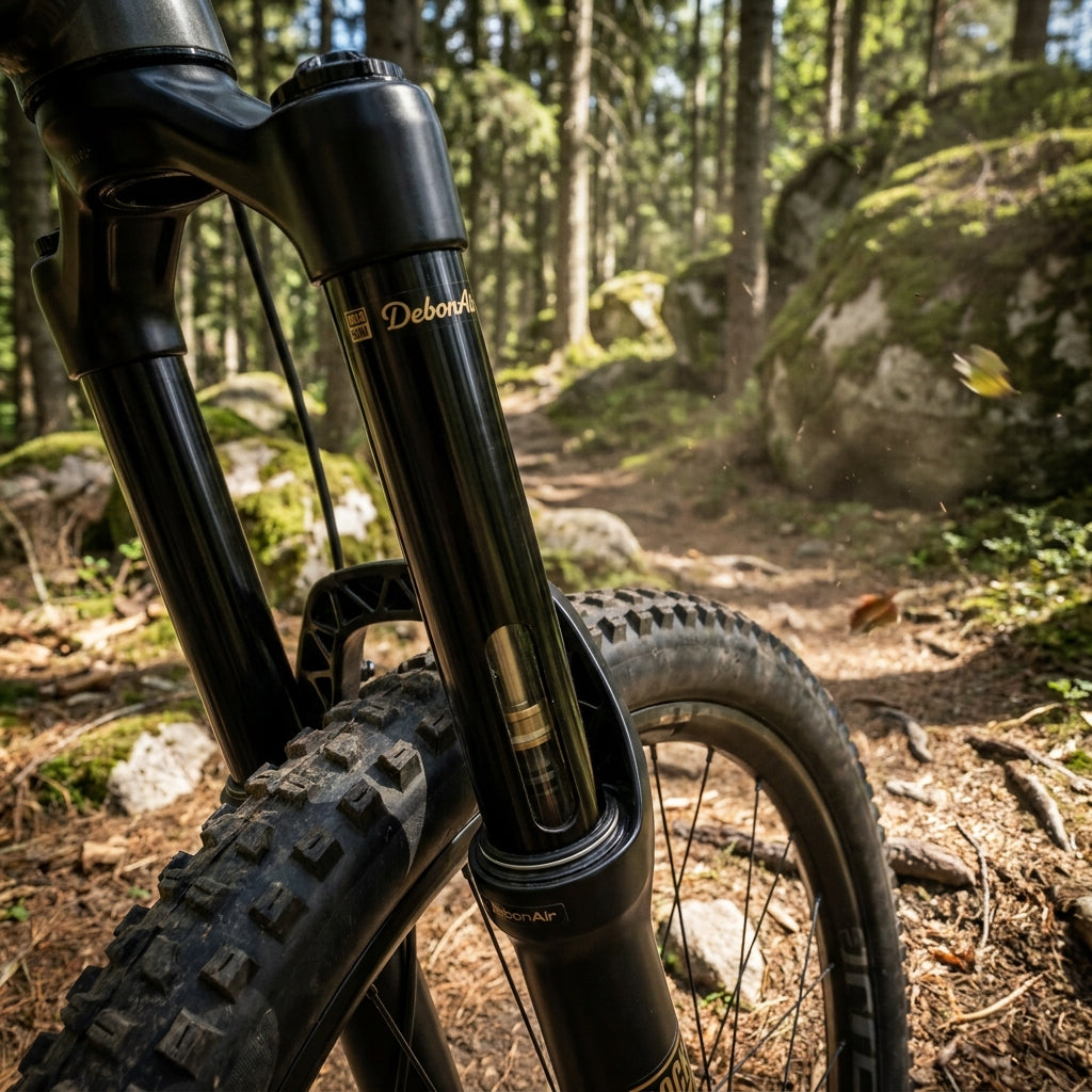 RockShox DebonAir 130mm Luftfeder für 27.5/29" Mountainbike-Gabeln (35mm). Upgrade für verbesserte Federung.