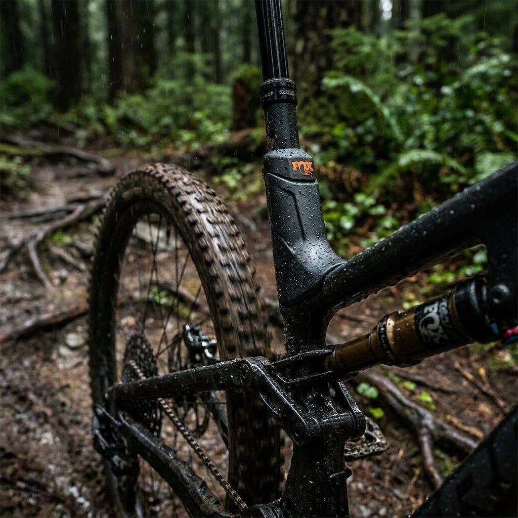 FOX Transfer Neo Motor Cover 34.9 auf MTB Sattelstütze. Schutz vor Schmutz und Wasser für längere Lebensdauer. Robustes Bike Zubehör.