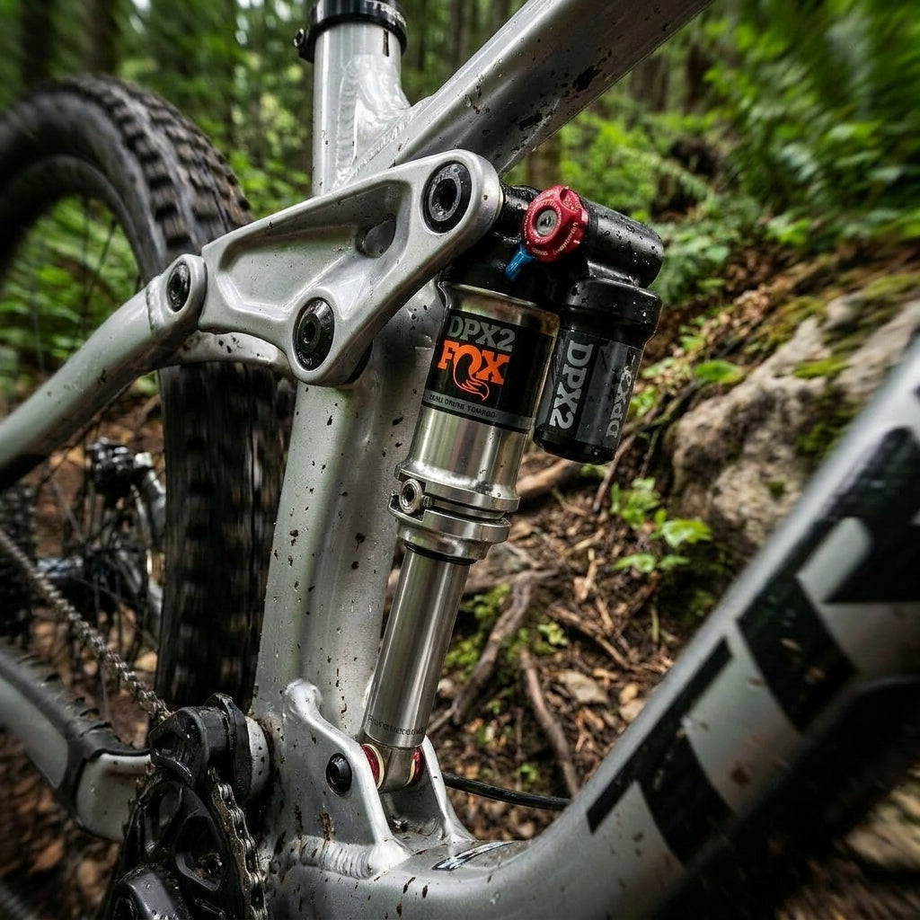 FOX DPX2 Dämpferschaft aus Stahl für präzise Mountainbike-Federung. Hochwertiges Ersatzteil für optimale Trail-Performance.