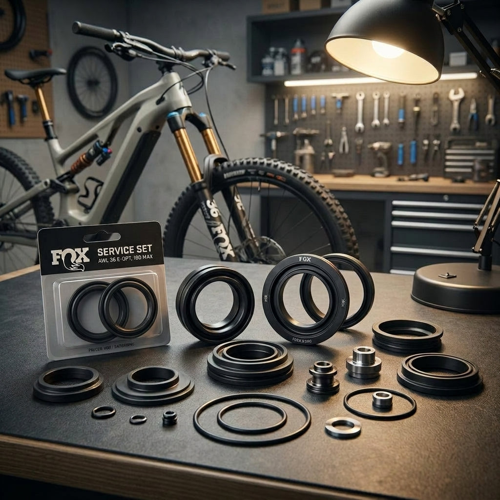 FOX Service Set AWL 36 E-Opt, 160 MAX für präzise Wartung der FOX 36 Federgabel. Optimiert für Mountainbike Performance.