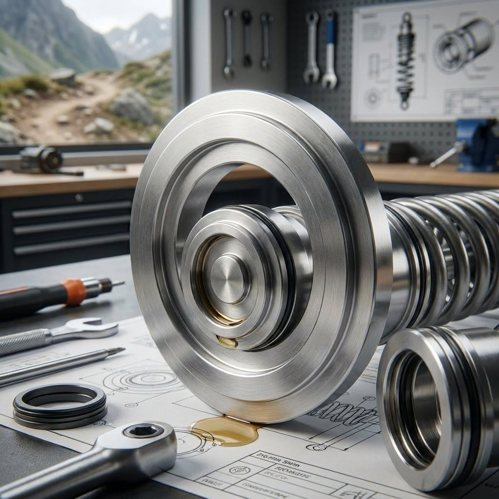 FOX Shim Federhalter 2013 CTD für präzise Dämpfung in Mountainbike-Fahrwerken. Rostfreier Stahl, optimale Passgenauigkeit.