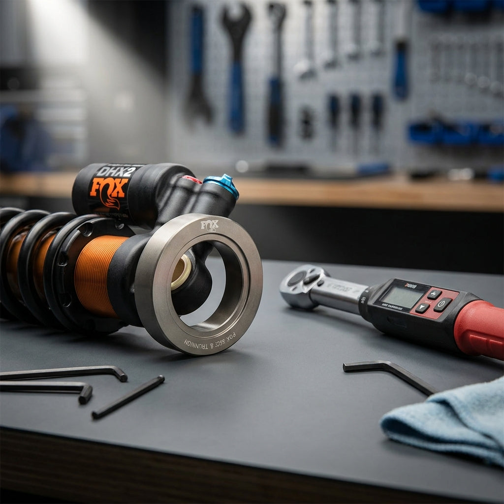 FOX Spacer DHX2 Metric & Trunnion für präzises Fahrwerks-Tuning. Hochwertiger Distanzring für spielfreie Dämpferleistung am Mountainbike.
