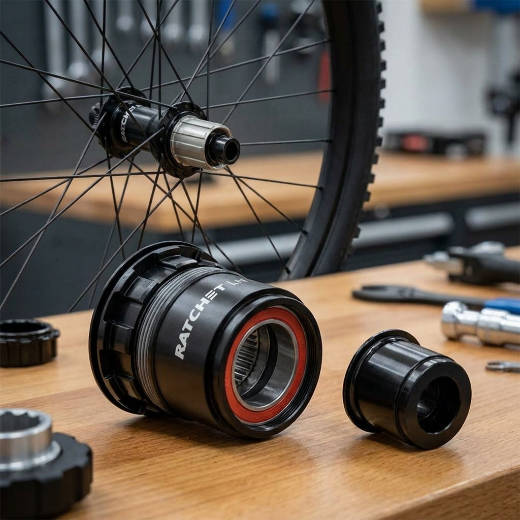 DT Swiss Ratchet LN Freilauf Umrüstkit SRAM 12x142/148mm Schwarz. Zuverlässiges Naben-Upgrade für präzisen Kraftschluss.