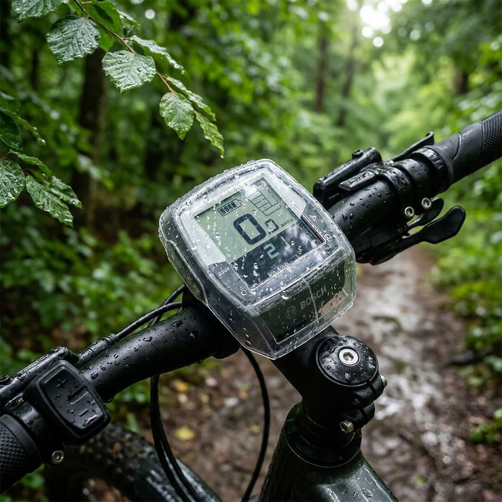 MH-Cover Bosch Purion Display-Schutz: E-Bike Kratzschutz, Wasserschutz, Schmutzschutz. Schützt dein Display zuverlässig.