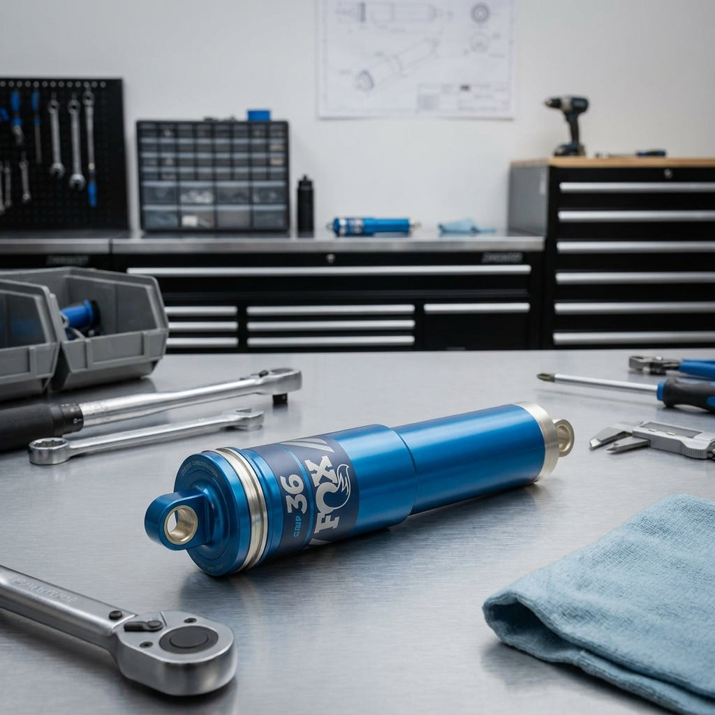 FOX Service Set 36 GRIP X Kartusche Blue für Federgabel Wartung. Original Kit für Mountainbike Performance.
