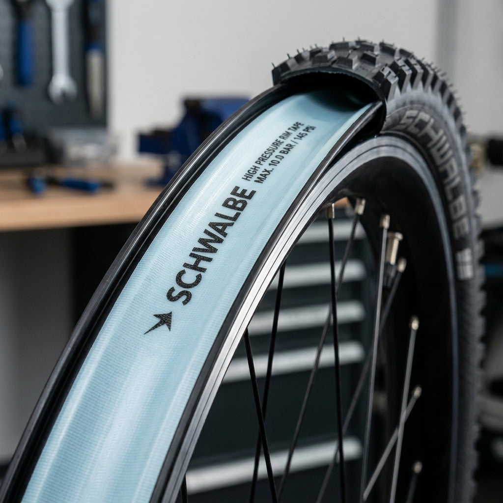 Schwalbe FELGENBAND TPU SUPER HP 16-540, leichter und hochdruckfester Felgenschutz für zuverlässigen Pannenschutz am Fahrrad.