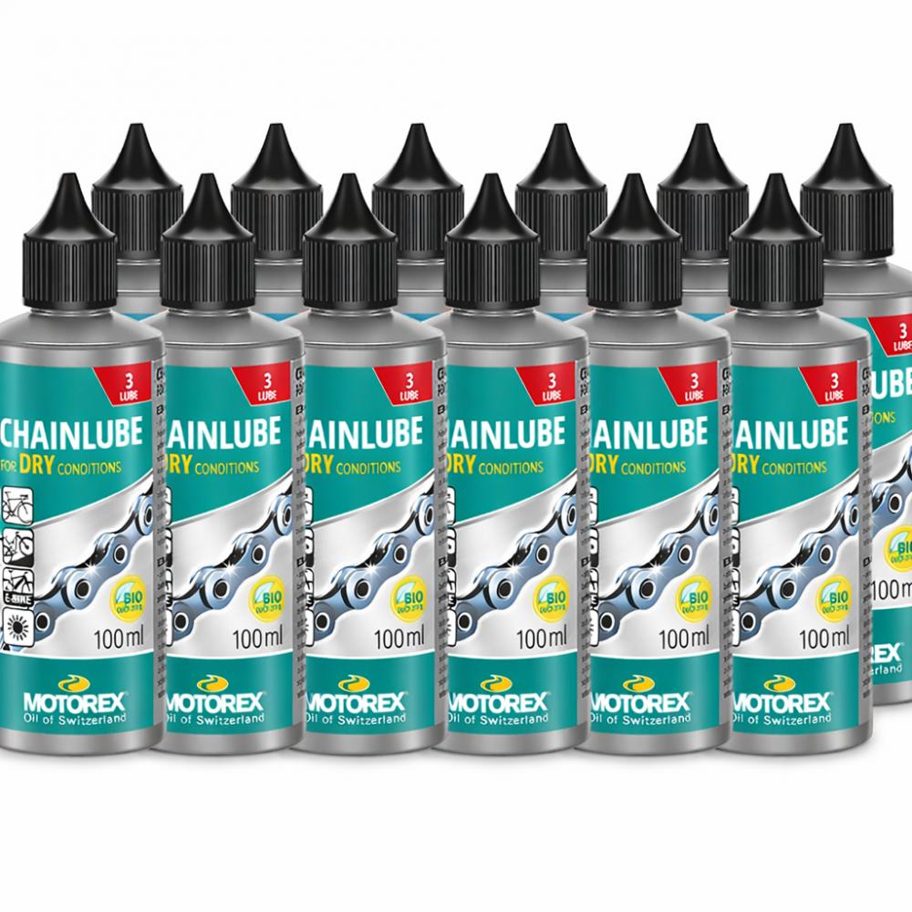 Motorex Kettenöl CHAINLUBE DRY Conditions l weis - saubere Schmierung bei Trockenbedingungen