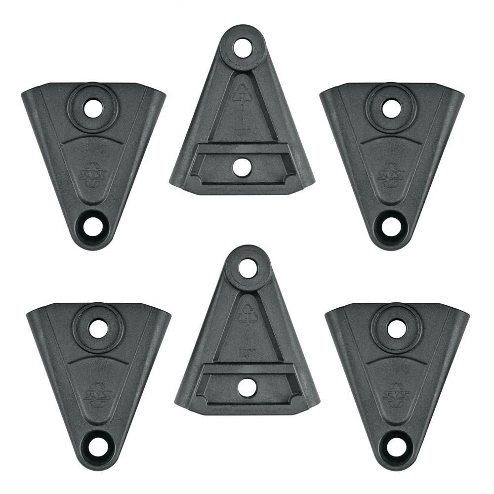 SKS ESC V-Adapter Strebenbefestigung für Bluemels Style Schutzbleche, 6er Set, kompatibel mit ESC-V-Sicherheitssystem