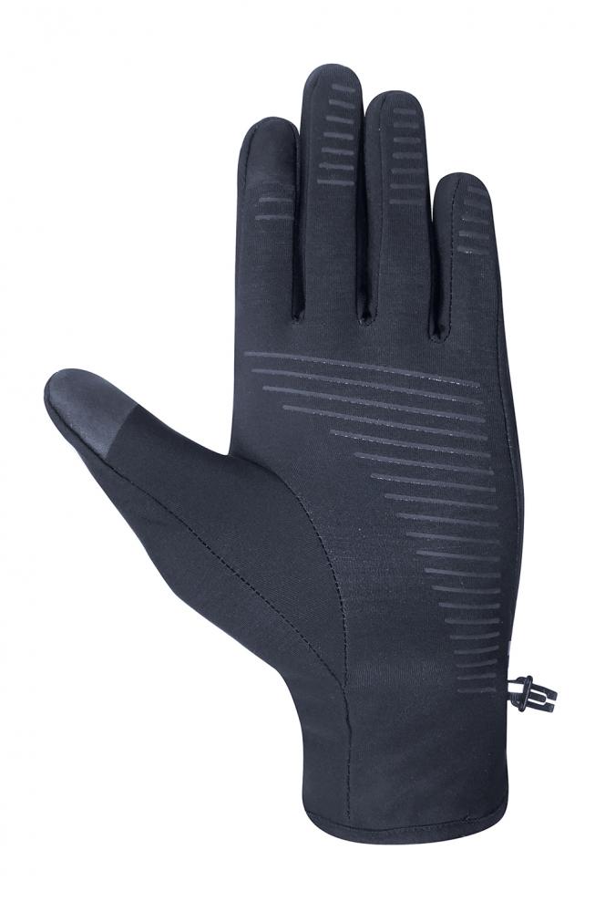 CHIBA All Weather Overflap - Radhandschuhe L schwarz, winddicht & wasserabweisend