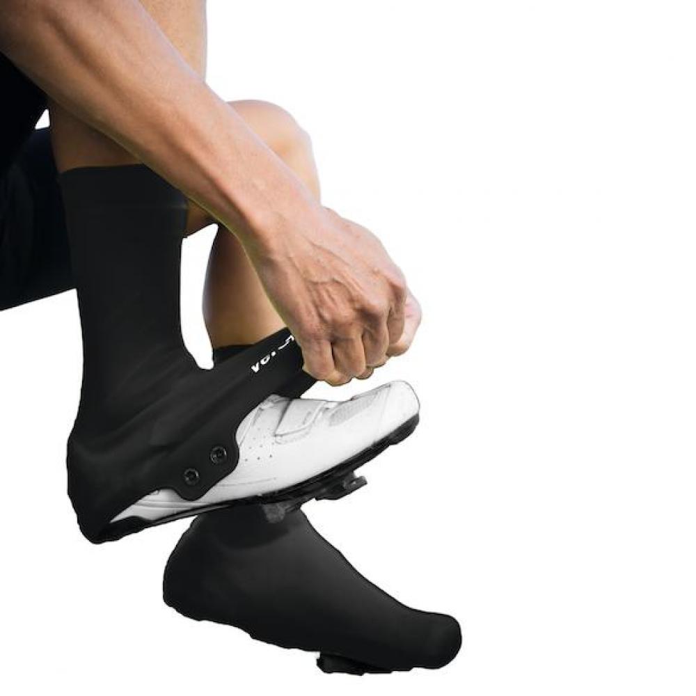 VeloToze Silicone Snap Road Überschuh S (37-40) Schwarz - wasser- und winddicht