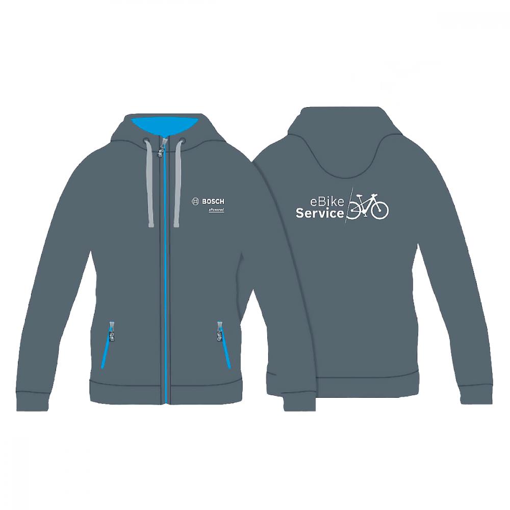 Bosch Sweatjacke Bosch eBike Gr. L - bequeme Freizeitjacke für E-Bike-Fans