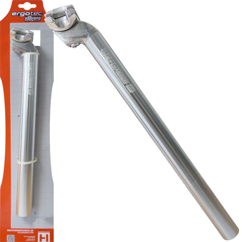 Ergotec Patentsattelstütze silber Alu 26,0mm 350mm