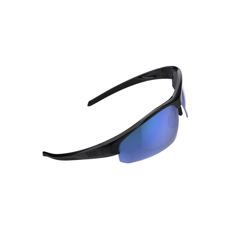 BBB Cycling BBB Sportbrille Impress glanz schwarz Einheitsgröße schwarz - leichter Rundumschutz beim Sport