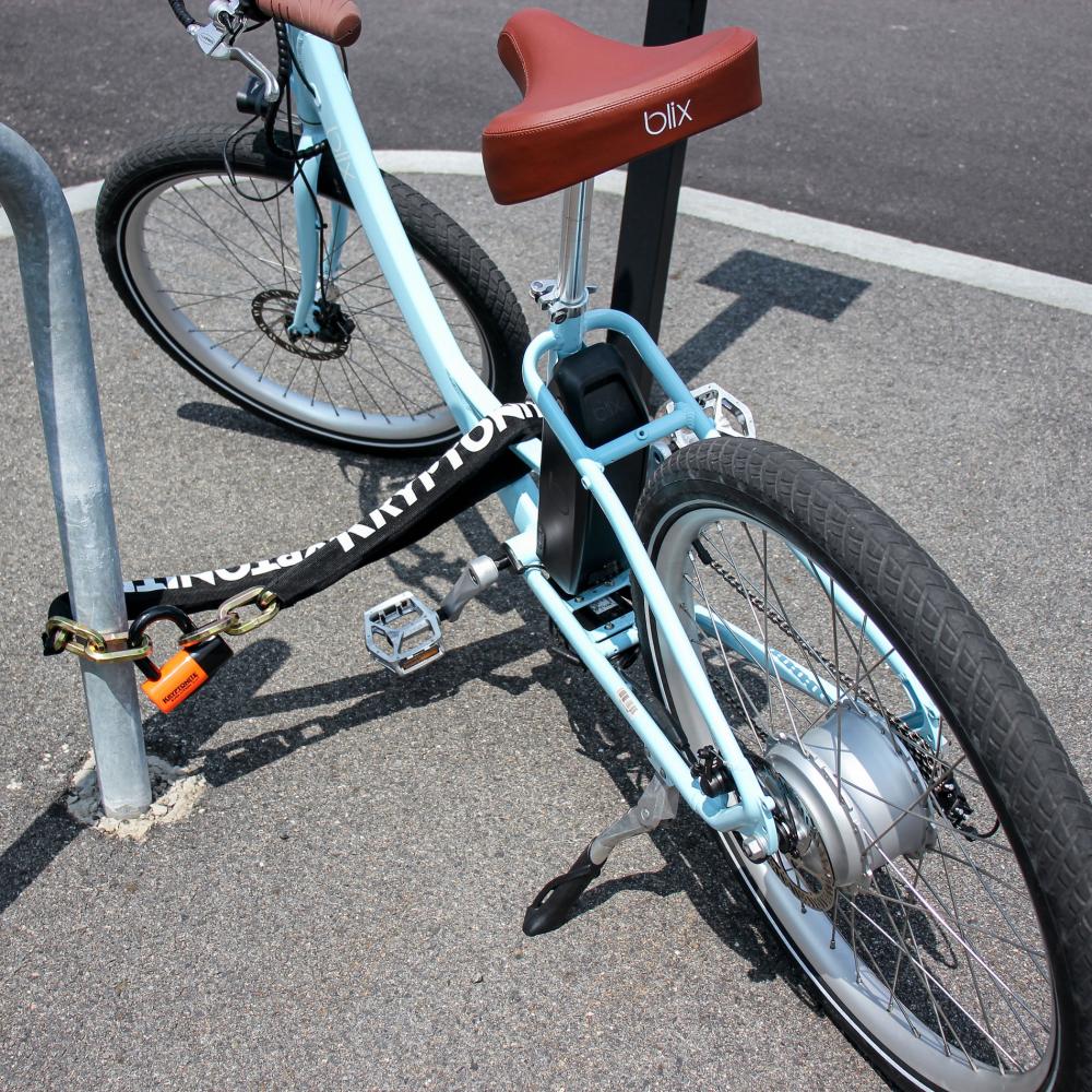 Kryptonite New York Cinch Ring Lock 1213 - Hochsicherheits-Kettenschloss für Fahrrad und E-Bike - Panzerkabelschloss