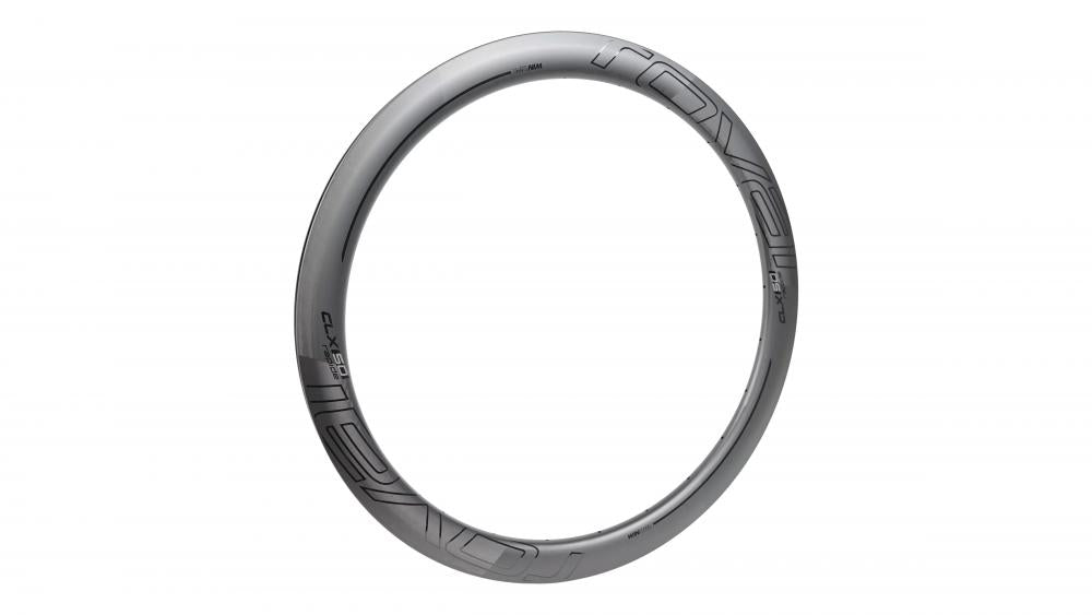 Roval CLX 50 Disc Carbon Felge 700C Hinten 24H 20.7mm - Satin Carbon/Gloss Black - Rim