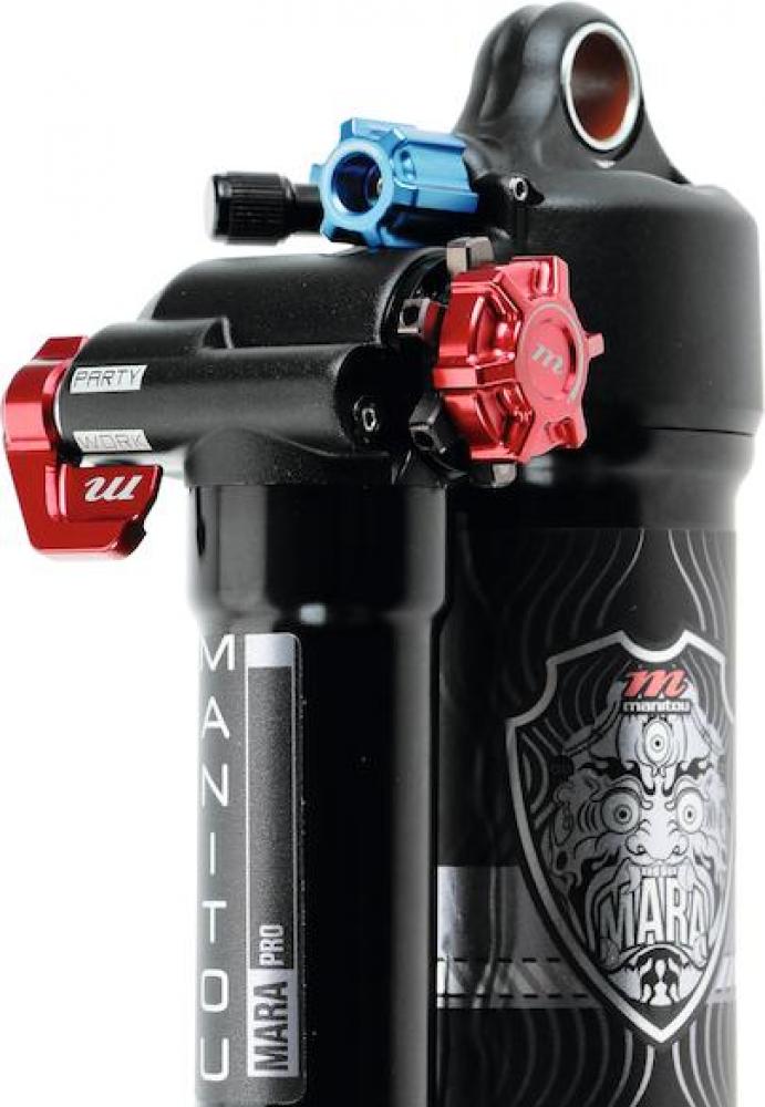 Manitou Federbein Mara Pro Eyelet Mount 250x70 mm Schwarz - präzise Dämpfung für Enduro & All-Mountain