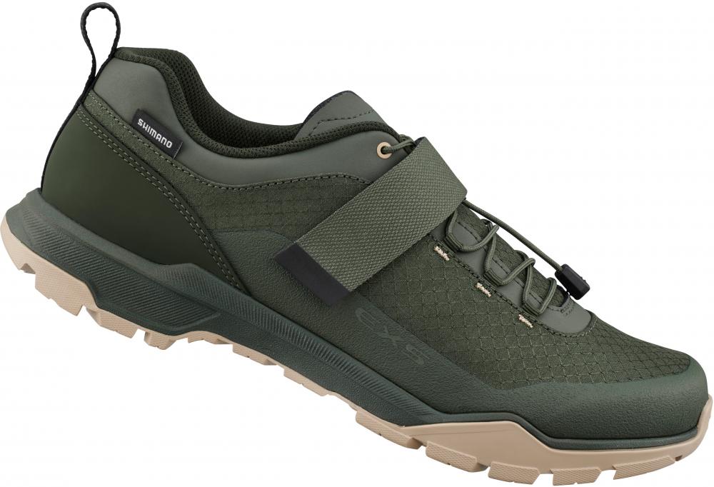 SHIMANO SHIMANO Fahrradschuhe EX500 Touring SPD Fahrradschuhe Größe 48, Grün