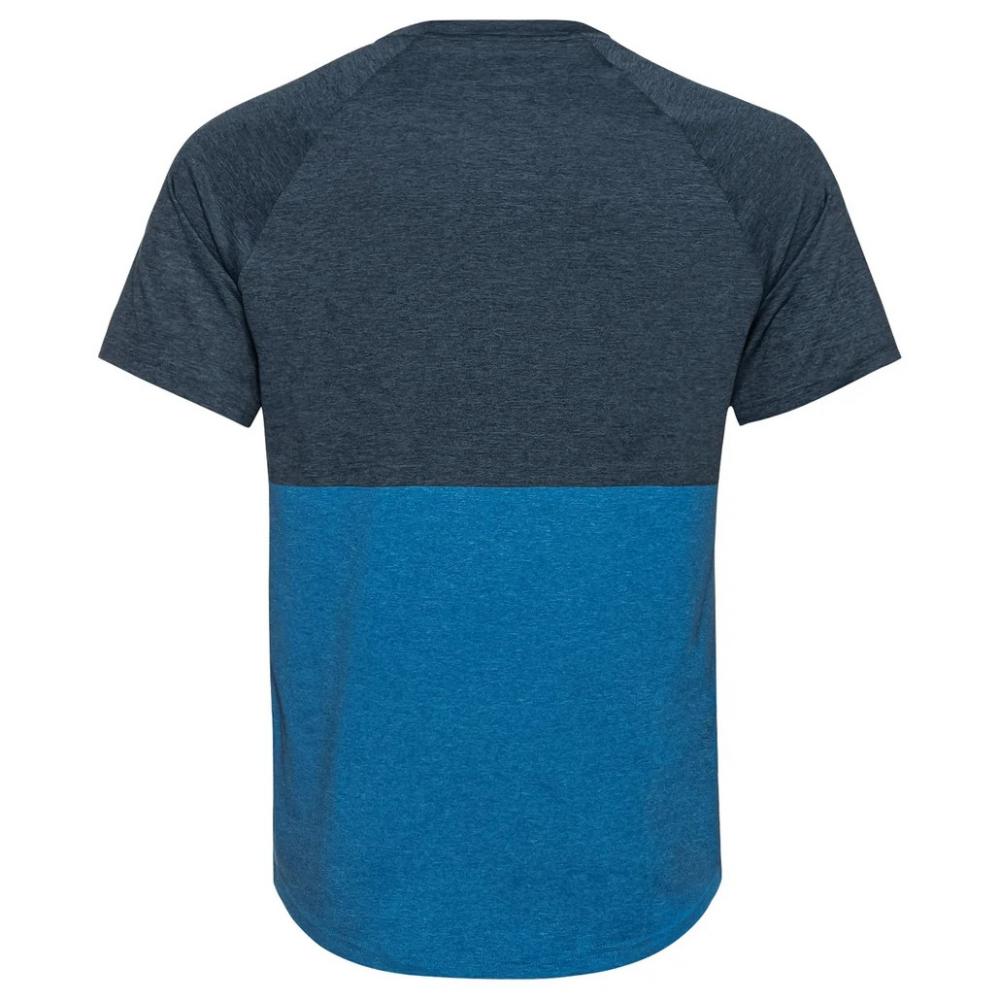 Odlo Men´s T-shirt crew neck s/s RIDE EASY blue wing teal melange indigo bunting melange Größe XL