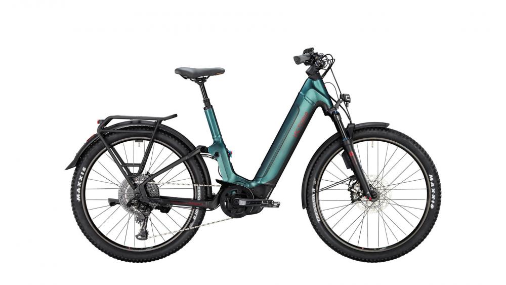 VICTORIA Elektro-Full Suspension "PARCOURS 6" (#1), Wave, 27,5", dark night , 1x11-Gang SHIMANO "Deore XT", 46cm