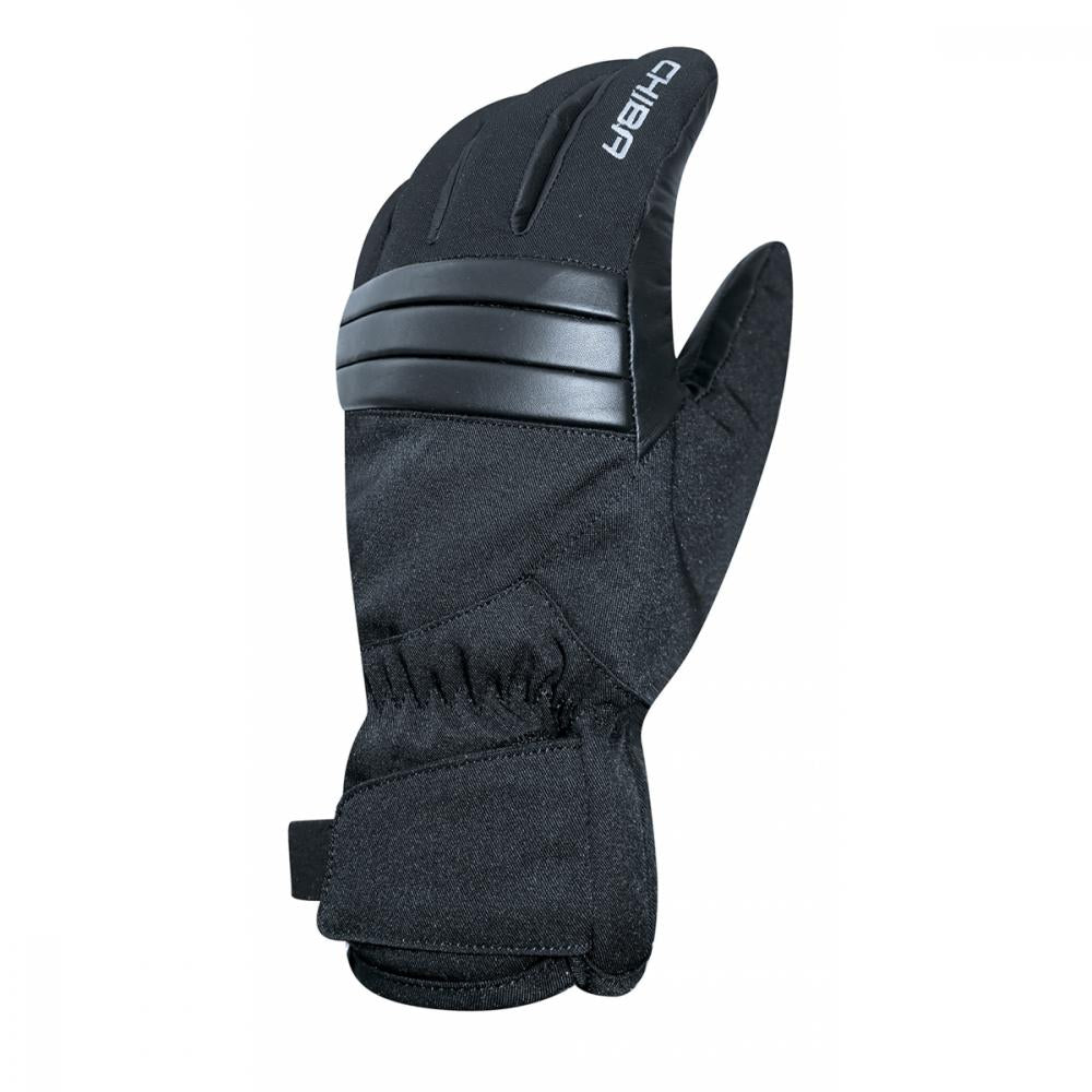 CHIBA Lake Placid - wasserdichte Winter-Radhandschuhe, schwarz, Größe 9,5