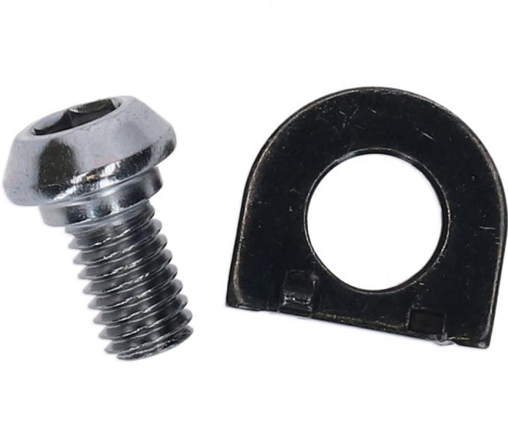 SHIMANO Kabel-Befestigungsschraube für RD-M6000 GS inkl. Gegenplatte - 7 g