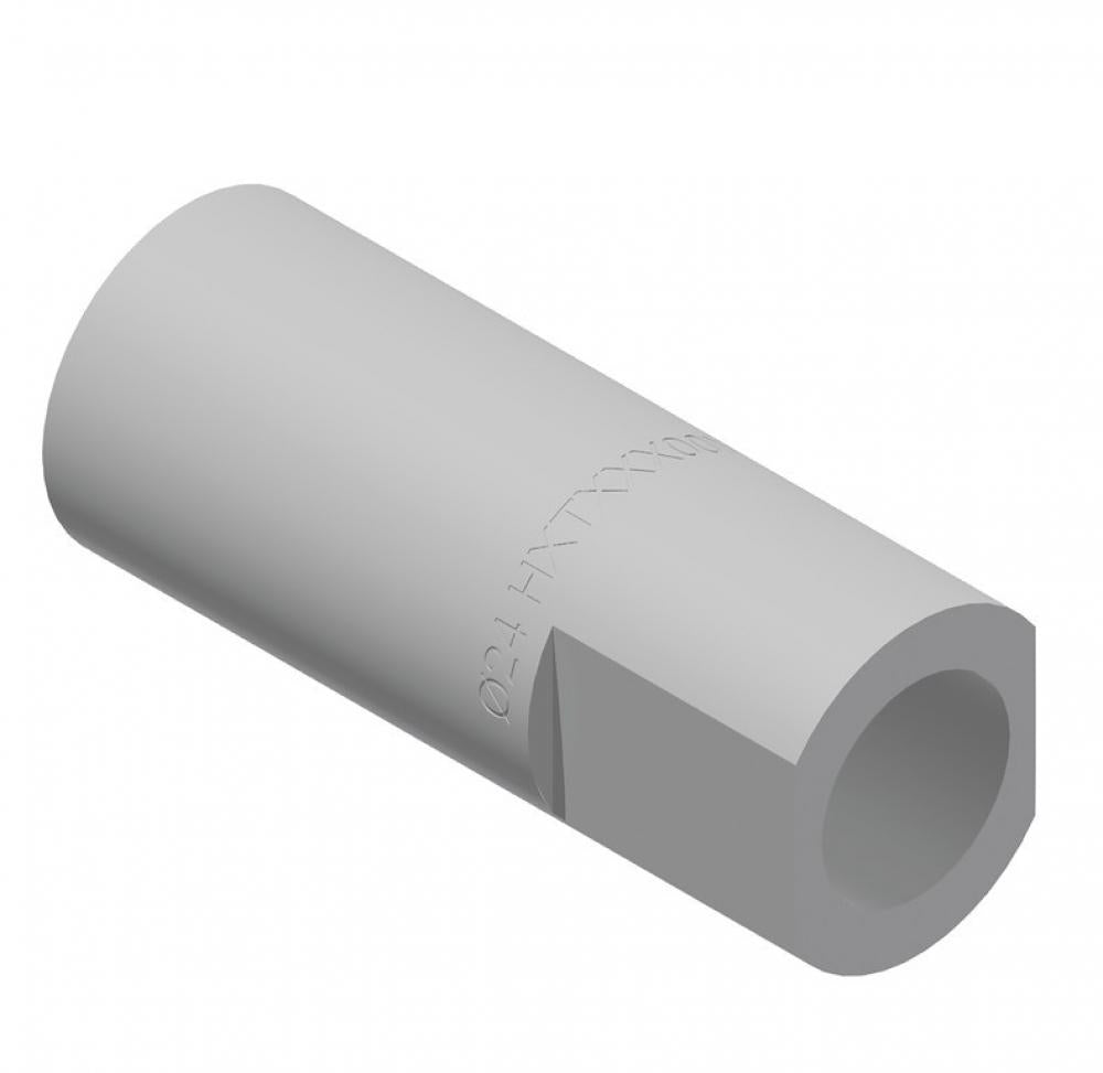 Graue DT Swiss Montagebuchse Lang 15/24x60 mm, präzises Werkzeug für Fahrradmontage.