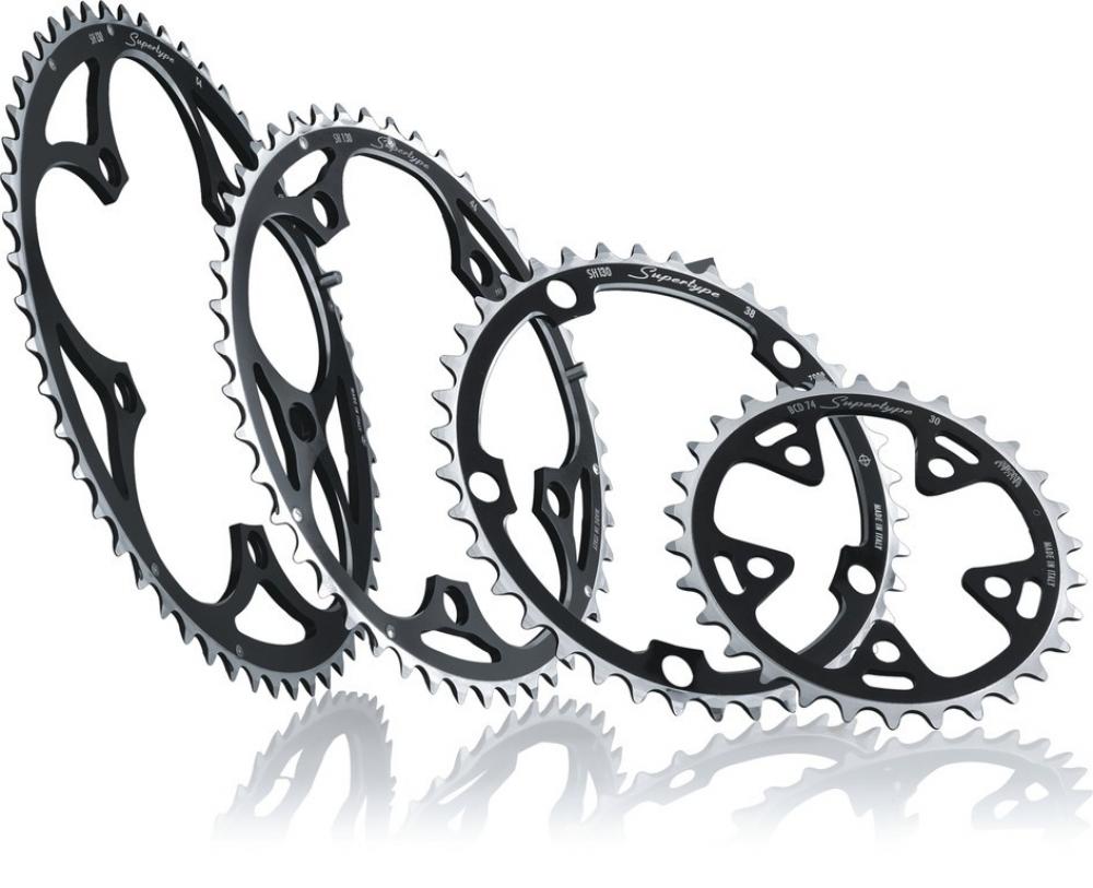 Miche Kettenblatt Supertype BCD 135CA außen 52Z schwarz 9/10fach Campagnolo
