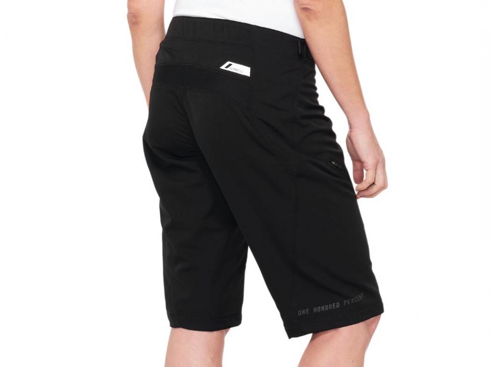 100% Airmatic Womens Shorts XL black - komfortable Trail-Bikeshorts für Damen