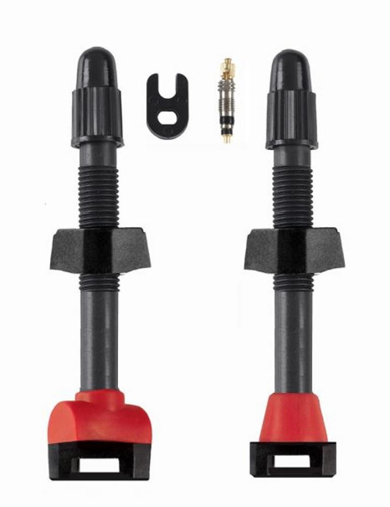 Barbieri Tubelessventil Carbonaria SV 55mm schwarz VE 2 Stück
