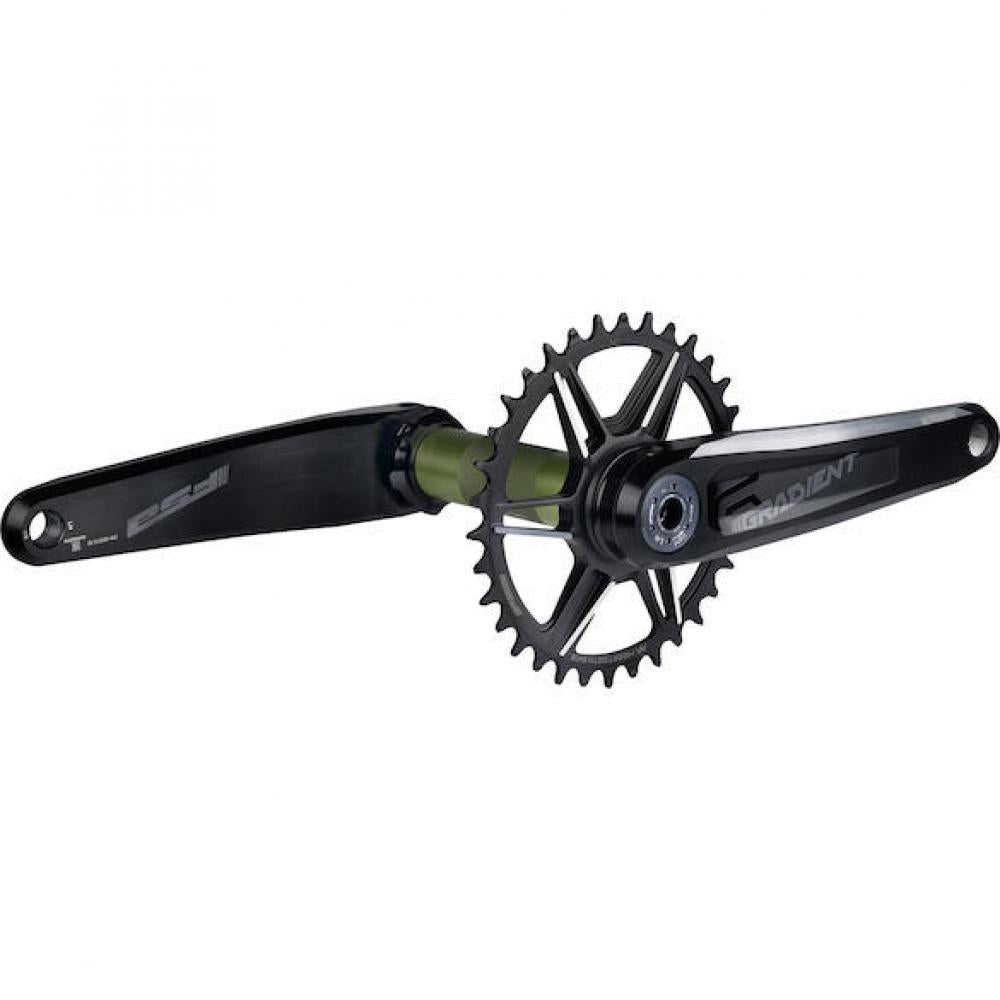 FSA Kurbelgarnitur Gradient Modular Direct Mount 165 mm Schwarz - maximale Kontrolle im Gravity-Einsatz