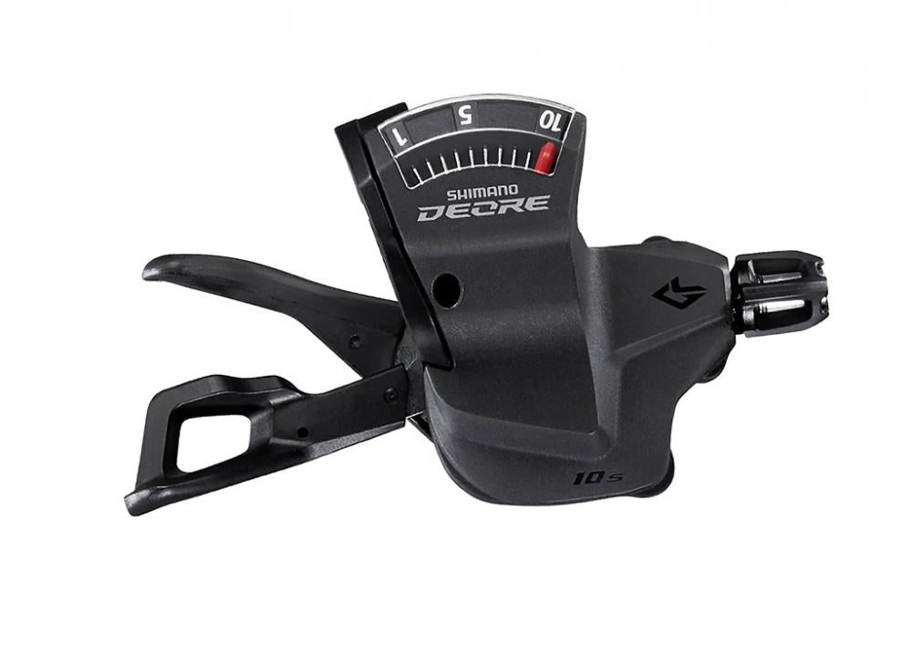 SHIMANO DEORE SL-M5130 10-fach Schalthebel für präzise MTB-Schaltungen, schwarz.