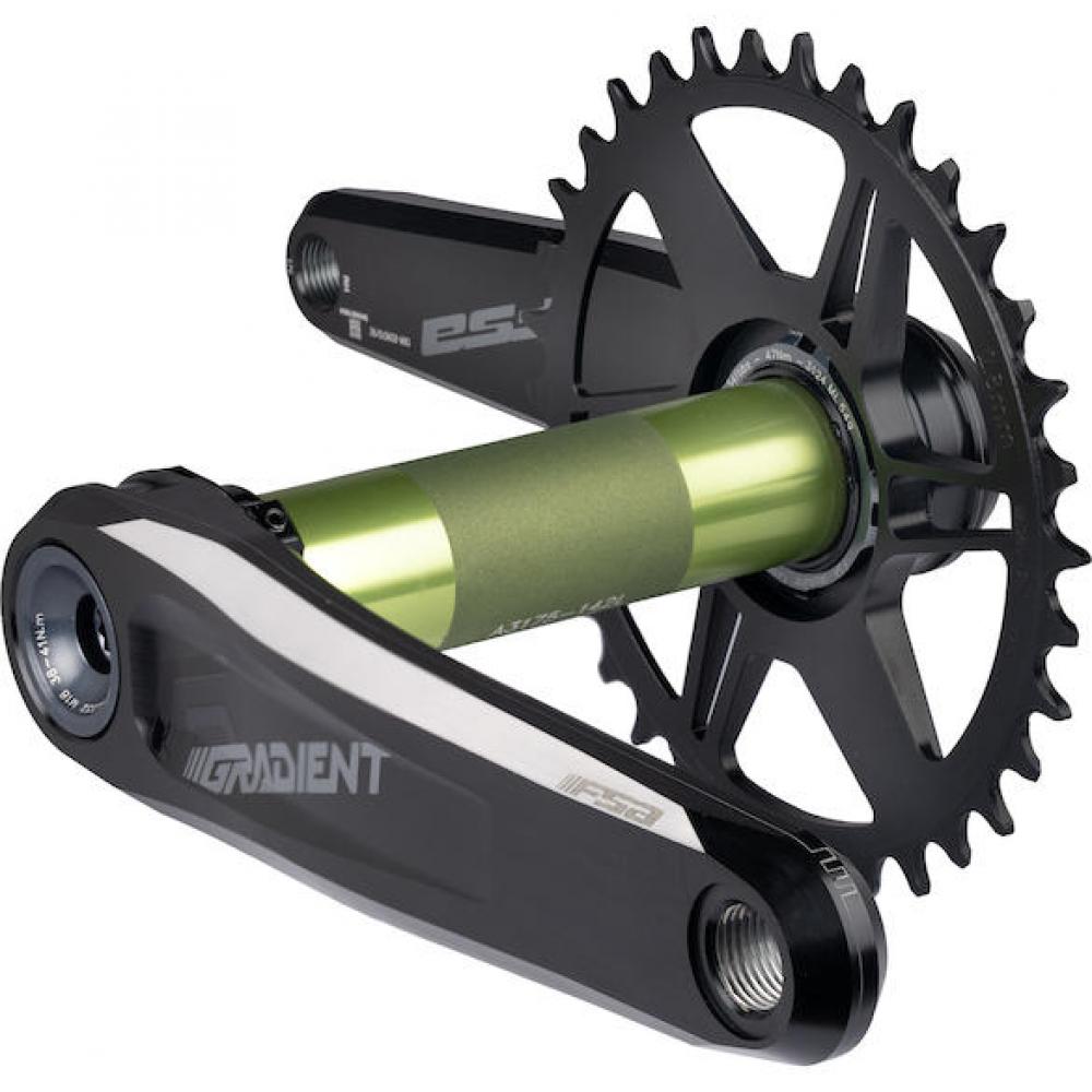 FSA Kurbelgarnitur Gradient Modular Direct Mount 175 mm Schwarz - maximale Performance für Enduro & Downhill
