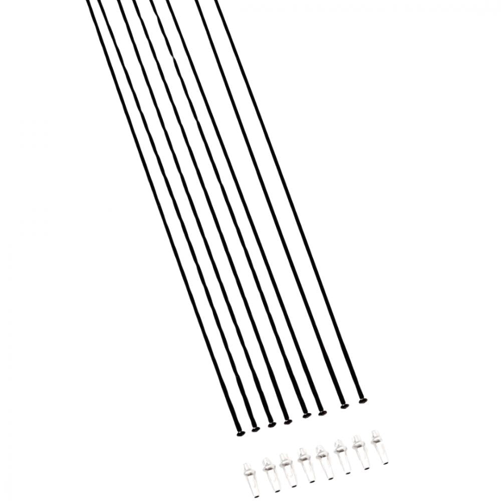 DT Swiss Speichenkit für PRC 1400 SPLINE 35/65 mm schwarz - präziser Laufradservice