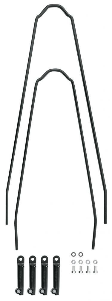 SKS Strebenset Edge AL 46 schwarz für 28" Schutzblech mit Aluminiumstreben und Befestigungsmaterial.
